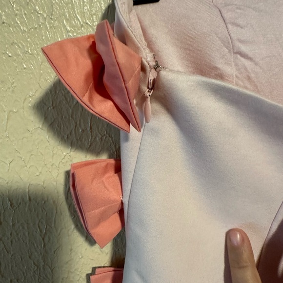 BHLDN Lia Strapless Bow‎ Midi Dress Size Large Anthropologie - Picture 8 of 13